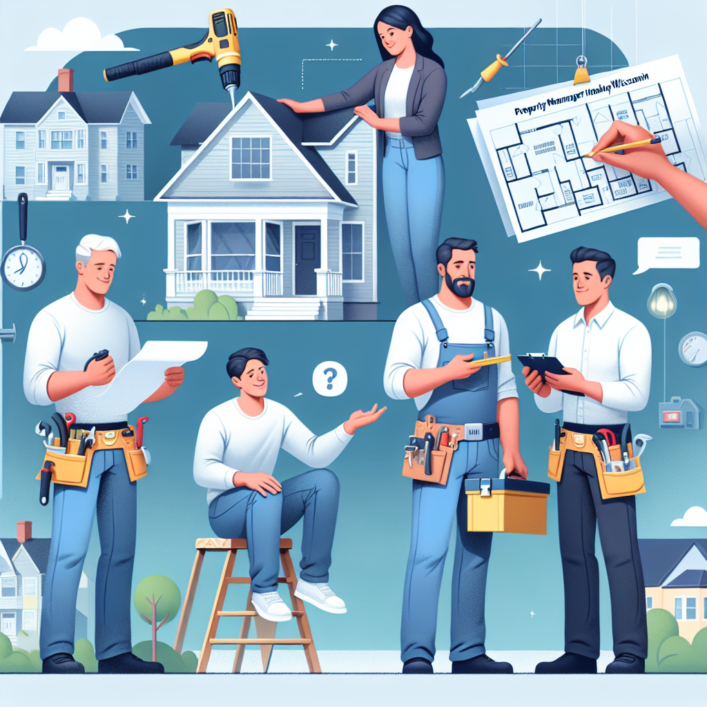 Illustration related to Services offered by Wisconsin Property Managers Handyman services