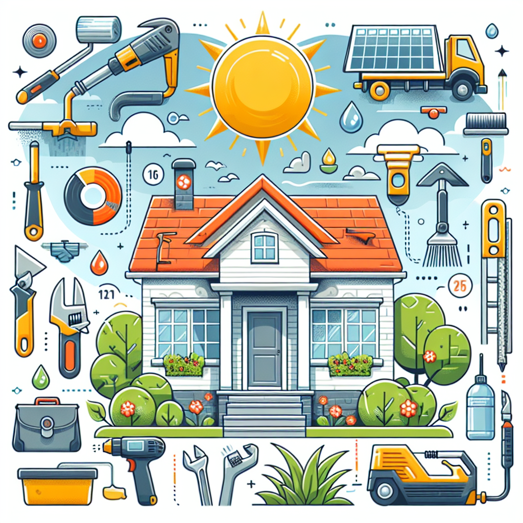 Illustration related to Tips for home maintenance: starting out the summer the right way